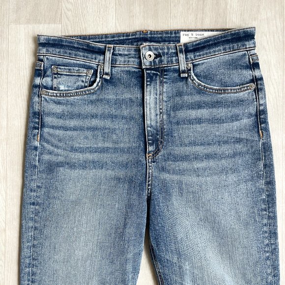 Rag & Bone Nina High Rise Ankle Skinny Jeans Norwalk Wash Size 29 - Picture 5 of 13